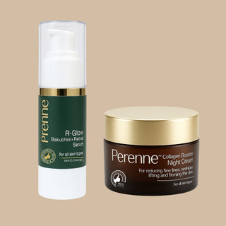 Collagen booster Anti Aging combo (Night Cream 50gm + R-Glow Serum 30ml)