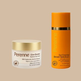 Combo pack of Perenne Radiance Day cream (50gm) and Broad spectrum spf50 pa++++(50ml)