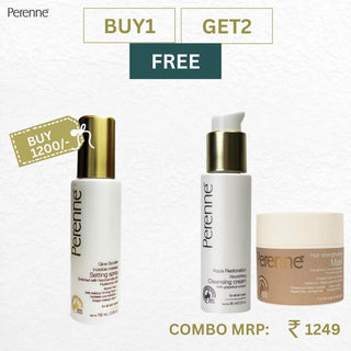 Combo_11 (Buy Glow Booster Invisible Makeup Setting Spray Get Free Nourishing Cleansing Cream & Hair Strengthening Mask)