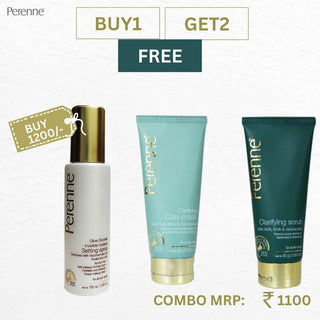 Combo_02 (Buy Glow Booster Invisible Makeup Setting Spray Get Free Clarifying Clay Mask & Scrub)