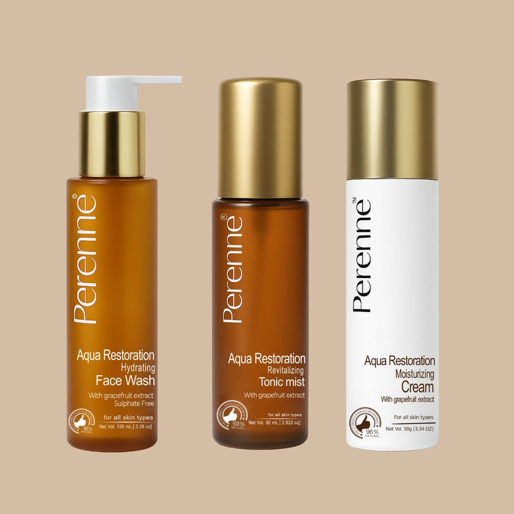 Buy Perenne Daily Essential Kit for all Skin Types (For Skin
