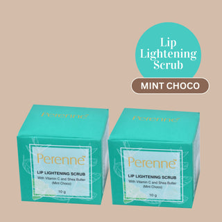 Perenne Lip Lightening Scrub (Mint Choco)With Vitamin C and Shea butter (10 gm)