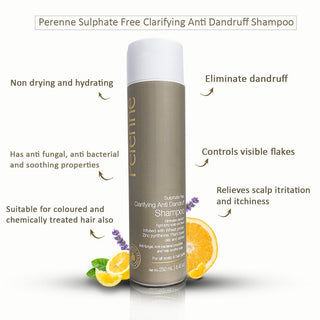 Perenne Clarifying Anti-Dandruff Hair Strengthening Kit including Clarifying  Anti-Dandruff Shampoo, Hair Strengthening Conditioner,  Hair Strengthening Oil, Hair Strengthening Serum & Hair Strengthening Mask | For Dandruff, Hair Fall & Hair Growth.
