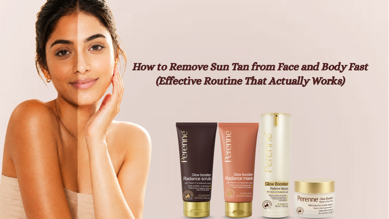 Suntan Routine How to Remove Sun Tan from Face and Body Fast (Effective Routine That ...
