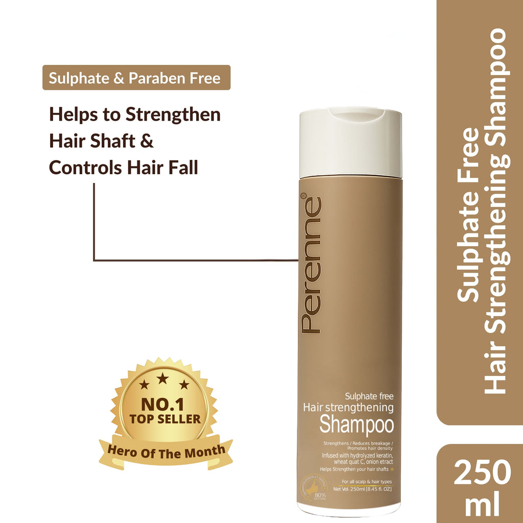 Perenne Sulphate-Free Hair Strengthening Shampoo | Anti-Hair Fall | Ha ...