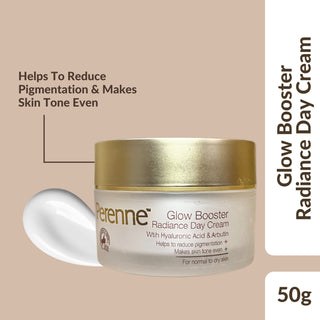 Perenne Radiance Day Cream With Natural Vitamin C, Green Tea And Licorice For Skin Lightening, Skin Brightening and Depigmentation| Glowing Skin| For all Skin types | Paraben free| men & Women