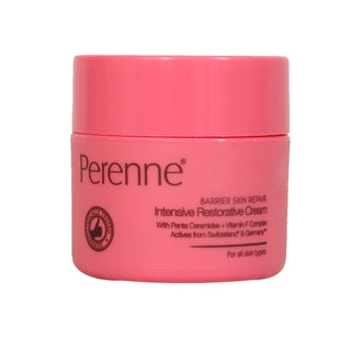 Perenne Barrier Skin Repair Intensive Restorative Cream with 5 Essential Ceramides, Vitamin F Complex, Niacinamide, Hyaluronic Acid, Shea & Cocoa Butters | Repairs & Rejuvenates | Dermatologically Tested | Suitable for All Skin Types