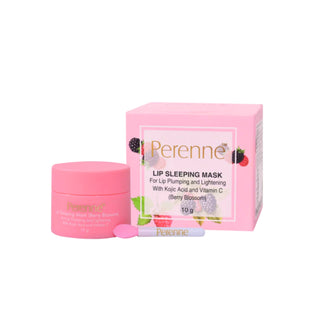 Perenne Lip Sleeping Mask (Berry blossom) For lip plumping & depigmentation With Kojic acid & Vitamin C (10 gm)