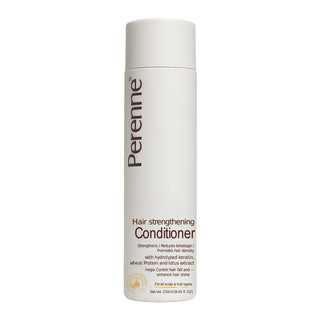 Perenne Hair Strengthening Conditioner | Anti-Hair Fall | Frizz Control | Smooth & Shiny Hair | Sulphate & Paraben Free | For Men & Women (250 ml)