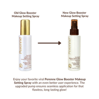 Perenne Glow Booster Makeup Setting Spray | Alcohol-Free | Enriched with Niacinamide & Hyaluronic Acid | Best Long-Lasting Makeup Fixer & Dewy Finish (100ml)