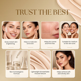 Velvet Glow BB Cream | 5-in-1 Skincare-Infused | 29 g