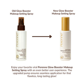 Perenne Glow Booster Makeup Setting Spray | Alcohol-Free | Enriched with Niacinamide & Hyaluronic Acid | Best Long-Lasting Makeup Fixer & Dewy Finish (100ml)
