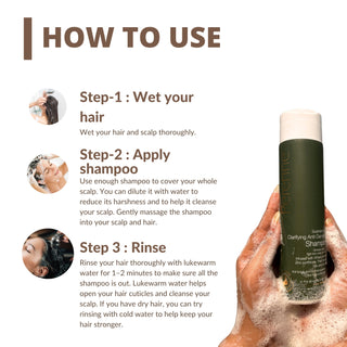 Pack Of 4 Sulphate Free Clarifying Anti Dandruff Shampoo (250ml x 4)