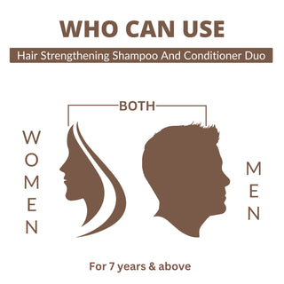 Hair Strengthening Combo for Controlling Hair Fall | Sulphate & Paraben Free | Suitable for all hair types | For Men & Women