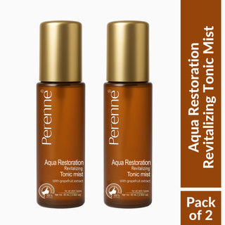 Perenne Revitalizing Tonic Mist | Hydrating & Pore-Minimizing Toner | Alcohol-Free Natural Toner | Rose Water & Green Tea Extracts | Balances Skin pH | Dermatologically Tested | Refresh & Restore Skin (50ml & 100ml)
