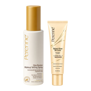 Buy Combo of Velvet Glow BB Cream & Glow Booster Makeup Setting Spray ( 29g x 100ml )
