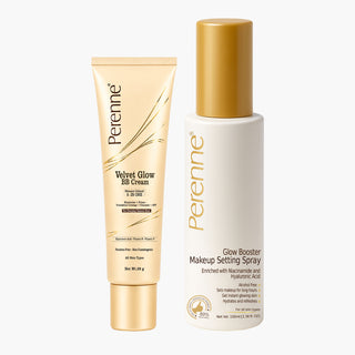 Buy Combo of Velvet Glow BB Cream & Glow Booster Makeup Setting Spray ( 29g x 100ml )