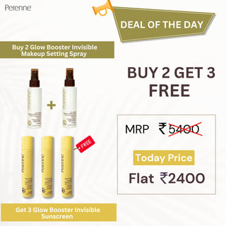 Buy 2 Glow Booster Invisible Makeup Setting Spray & Get 3 Glow Booster Invisible Sunscreen SPF 50 PA+++ Free