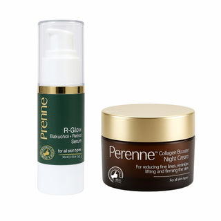 Collagen booster Anti Aging combo (Night Cream 50gm + R-Glow Serum 30ml)