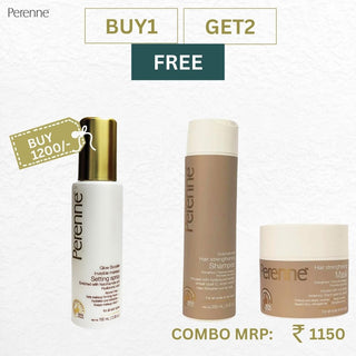Combo_05 (Buy Glow Booster Invisible Makeup Setting Spray Get Free Hair Strengthening Shampoo & Mask)