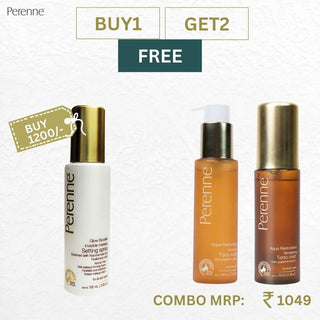 Combo_07 (Buy Glow Booster Invisible Makeup Setting Spray Get Free Aqua Restoration Hydrating Face wash & Revitalising Tonic Mist 50ml )