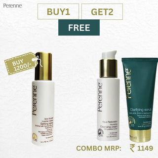 Combo_09 (Buy Glow Booster Invisible Makeup Setting Spray Get Free Nourishing Cleansing Cream &  Clarifying Scrub)