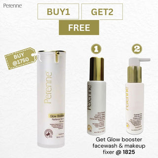 Buy Glow booster Radiance Serum Get Free Face wash &  Invisible Makeup Setting Spray