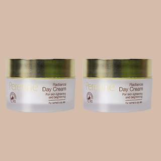 Twin Pack of Perenne Radiance Day Cream With Natural Vitamin C, Green Tea And Licorice For Skin Lightening, Skin Brightening, Depigmentation Skin Glowing For Dry To Normal Skin (50gm x 2)