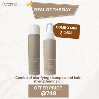 Combo of Clarifying Anti Dandruff Shampoo & Hair Strengthening Oil