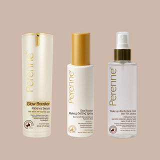 Buy Combo of Perenne Glow Booster Radiance Serum, Glow Booster Makeup Setting Spray & Makeup Disinfectant Mist ( 30ml x 100ml 100ml )