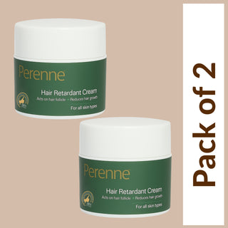 Perenne Hair Retardant Cream | Reduces Unwanted Face Hair Growth | Dermatologist-Tested & Clinically Proven Formula | Natural & Paraben-Free | Safe for Face & Body | For Women & Men