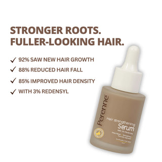 Perenne Hair Strengthening Serum | Hair Fall Control, Hair Growth &  Regrowth | Redensyl, Bicapil & Anagain | Sulphate & Paraben Free | All Hair Types