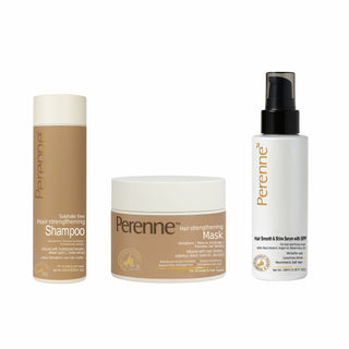 Buy Combo of Sulphate Free Hair Strengthening Shampoo, Hair Strengthening Mask & Hair Smooth & Shine Serum