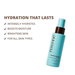 Perenne Hydration Booster Water Gel Toner with Hyaluronic Acid & Swiss Glacier Water | Lightweight Gel Formula for Deep Hydration & Brightening | For All Skin Types | 100ml