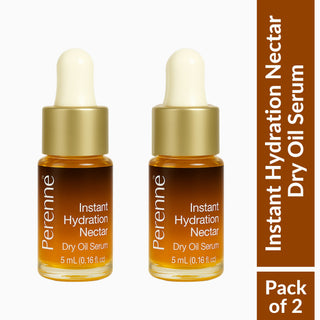 Perenne Instant Hydration Nectar Dry Oil Serum | Anti-Aging | Lifting & Firming | Non-Greasy & Deeply Hydrating | Passion Fruit Seed Oil & Prickly Pear Extract (5ml & 30ml)