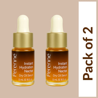 Perenne Instant Hydration Nectar Dry Oil Serum | Anti-Aging | Lifting & Firming | Non-Greasy & Deeply Hydrating | Passion Fruit Seed Oil & Prickly Pear Extract (5ml & 30ml)