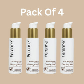 Pack Of 4 Aqua Restoration Nourishing Cleansing Cream (95ml x 4)