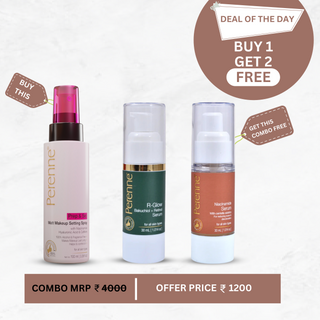 Buy  Perenne Prep & Set Matte Makeup Setting Spray and Get Free Niacinamide Serum & R-Glow Serum with Retinol & Bakuchiol