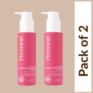 Perenne Sulphate Free Barrier Skin Repair Face Wash With 5 Essential Ceramides & Hyaluronic Acid | Improves skin texture | Repairs and strengthens the skin barrier | Dermatologically tested | Gentle for All Skin Types