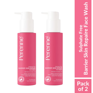 Perenne Sulphate Free Barrier Skin Repair Face Wash With 5 Essential Ceramides & Hyaluronic Acid | Improves skin texture | Repairs and strengthens the skin barrier | Dermatologically tested | Gentle for All Skin Types