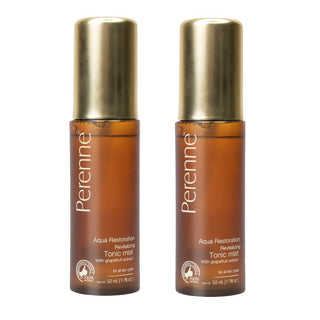 Perenne Revitalizing Tonic Mist For Skin Hydration, Restoration Brightening With Rose Water, Green Tea Extracts