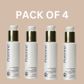 Pack Of 4 Aqua Restoration Nourishing Cleansing Cream (95ml x 4)