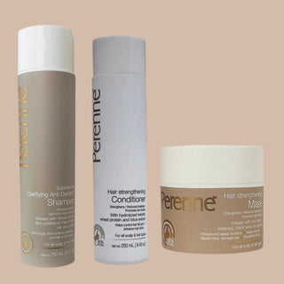 Buy Combo of Sulphate Free Clarifying Anti Dandruff Shampoo 250ml, Hair Strengthening Conditioner, &  Hair Strengthening Mask(100 gm)
