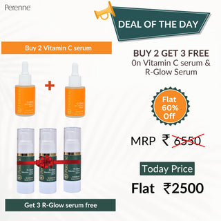 Buy 2 20% Vitamin C serum & Get 3 R-Glow serum free