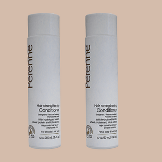 Twin Pack of Perenne Hair Strengthening Conditioner (250ml x 2)