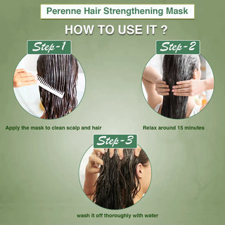 Twin Pack of Perenne Hair Strengthening Mask