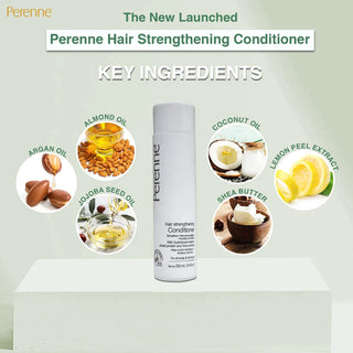 Twin Pack of Perenne Hair Strengthening Conditioner (250ml x 2)