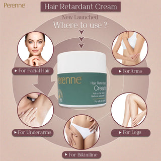 Twin Pack of Hair Retardant Cream For Reducing Facial And Body Hair (50 gm x 2)